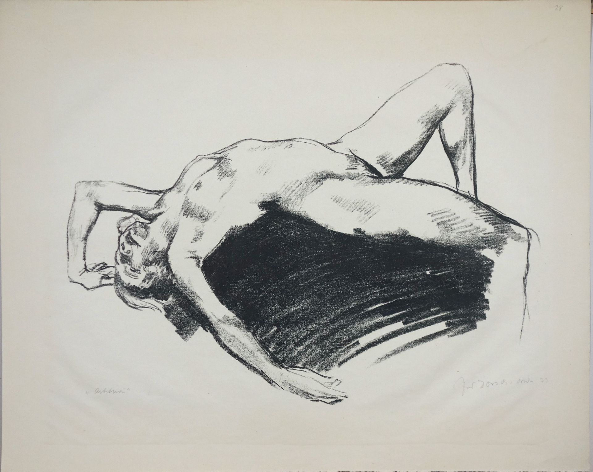 Ferdinand Dorsch (1875–1938) Aktstudie (1923)