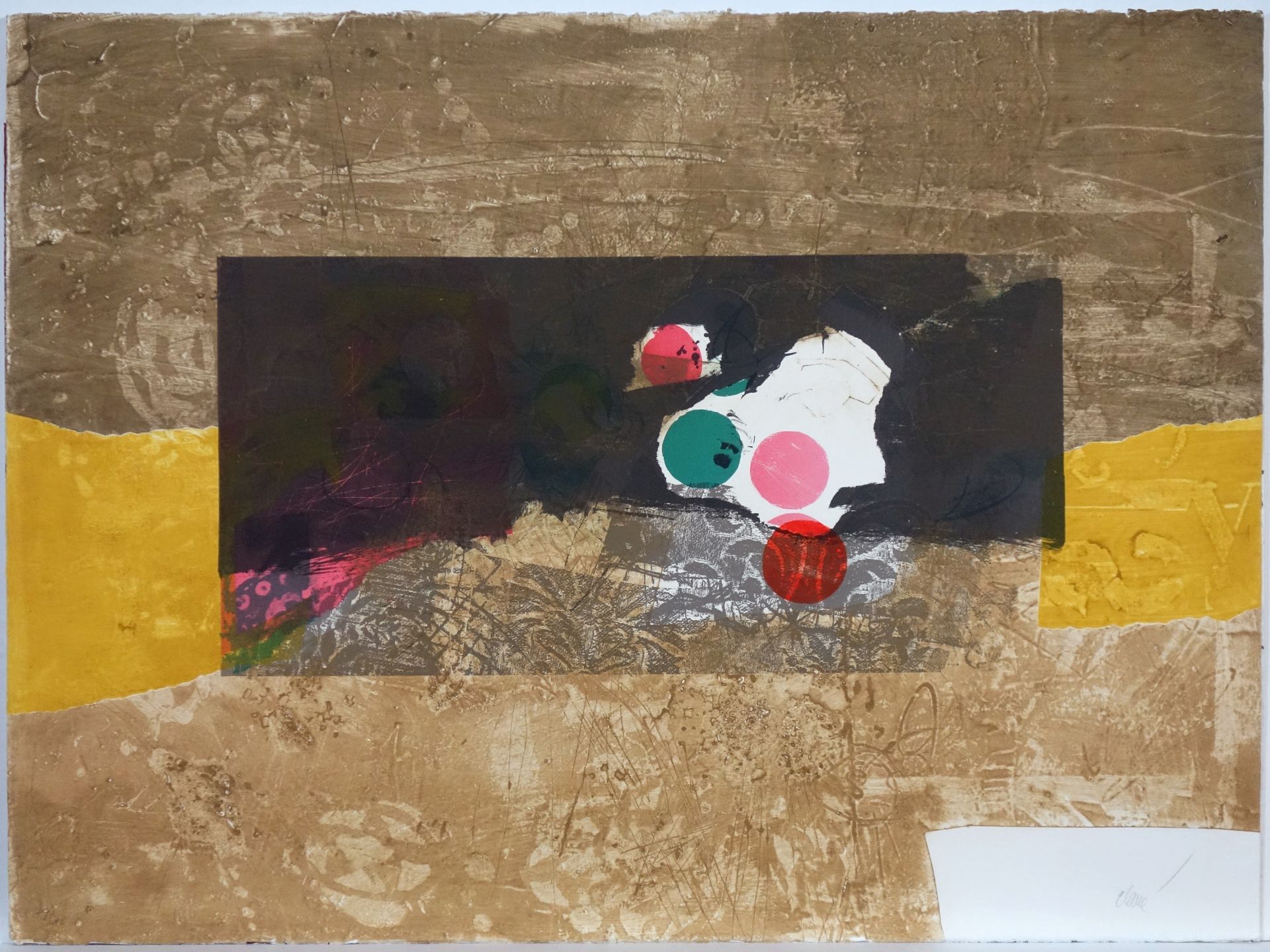 Antoni Clavé (1913–2005) Points rouge et vert (1973)