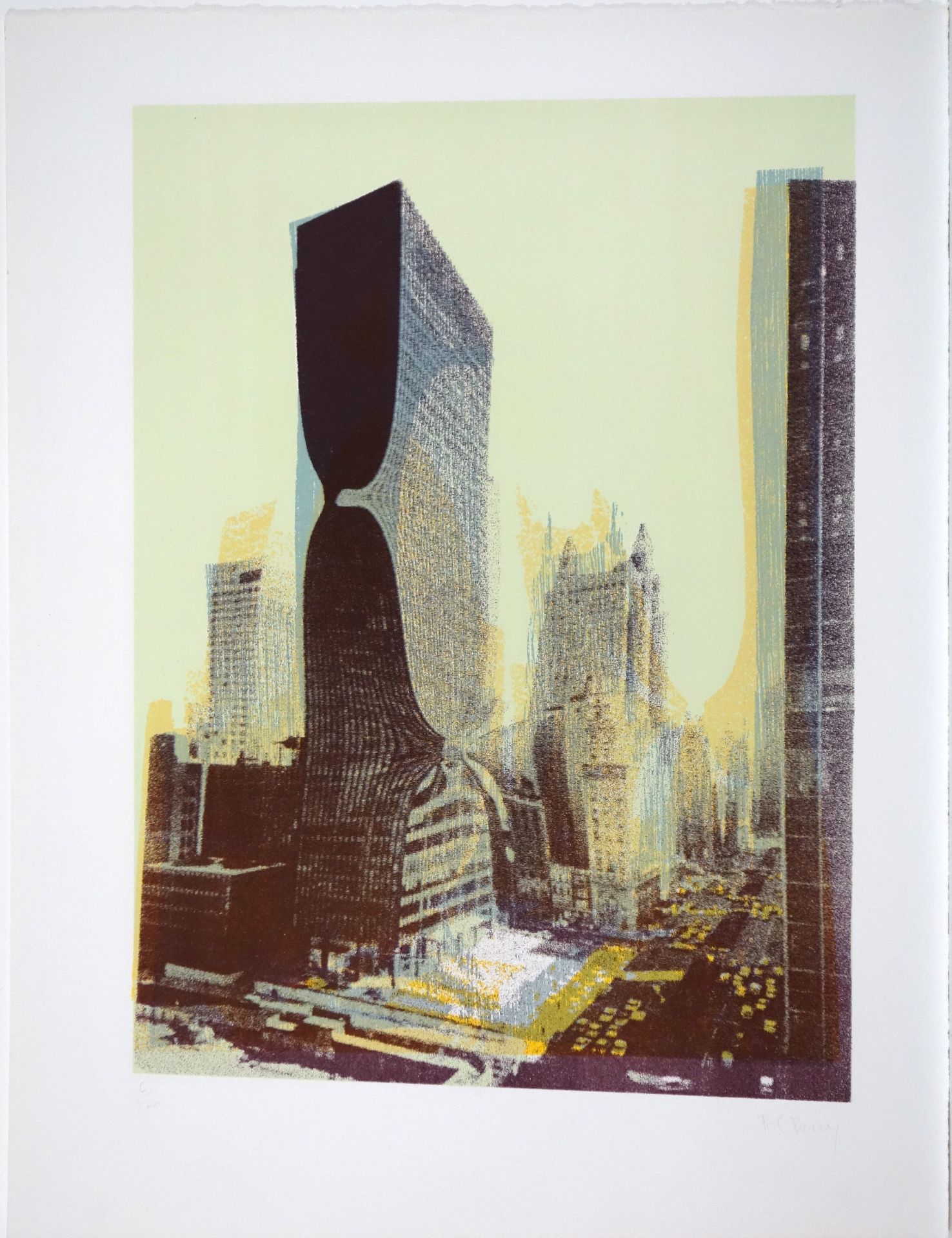 Pol Bury (1922–2005) Manhattan (Seagram Building) (1971)