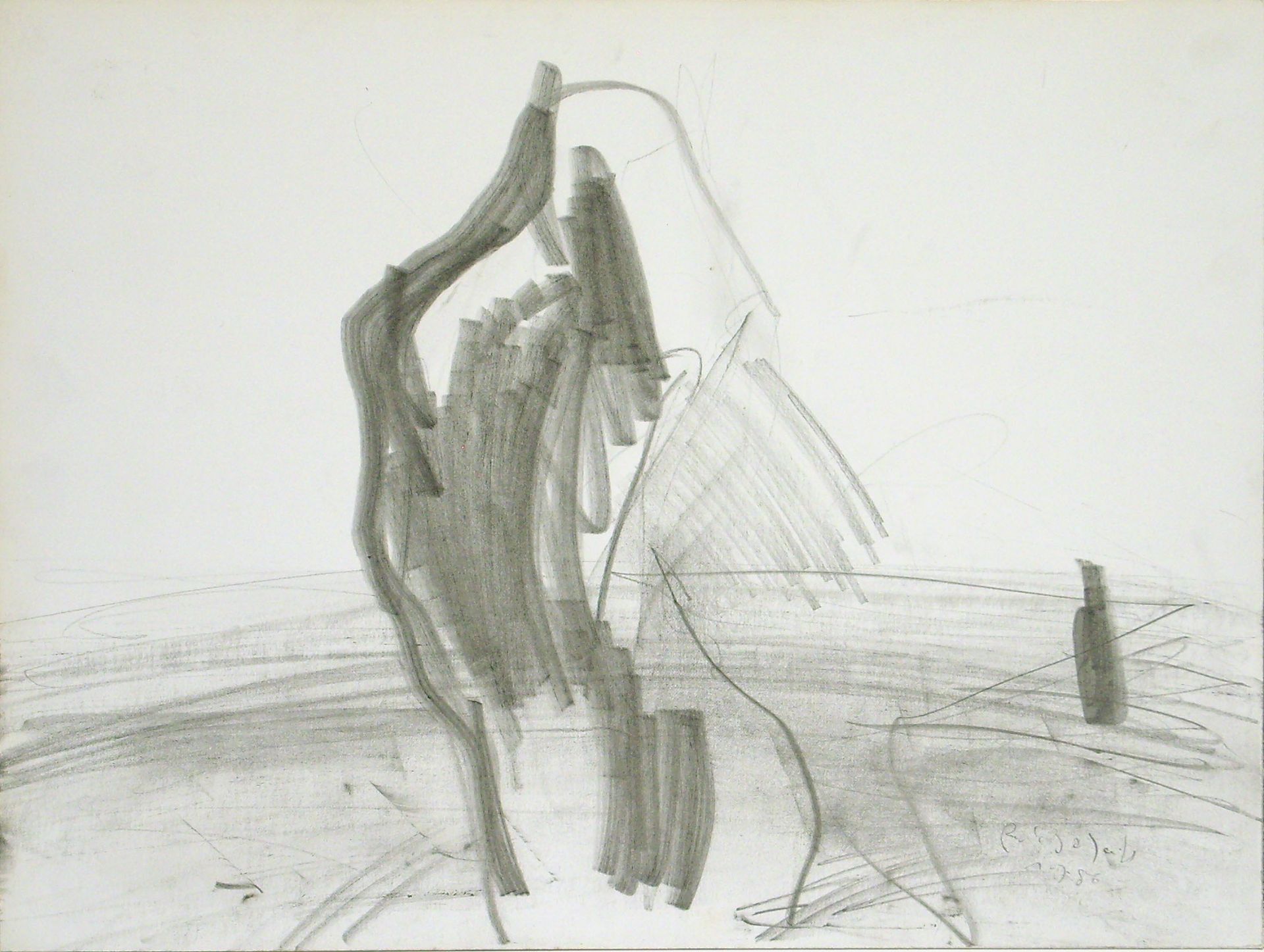 Rudolf Schoofs (1932–2009) Abstrakte Komposition (1986)