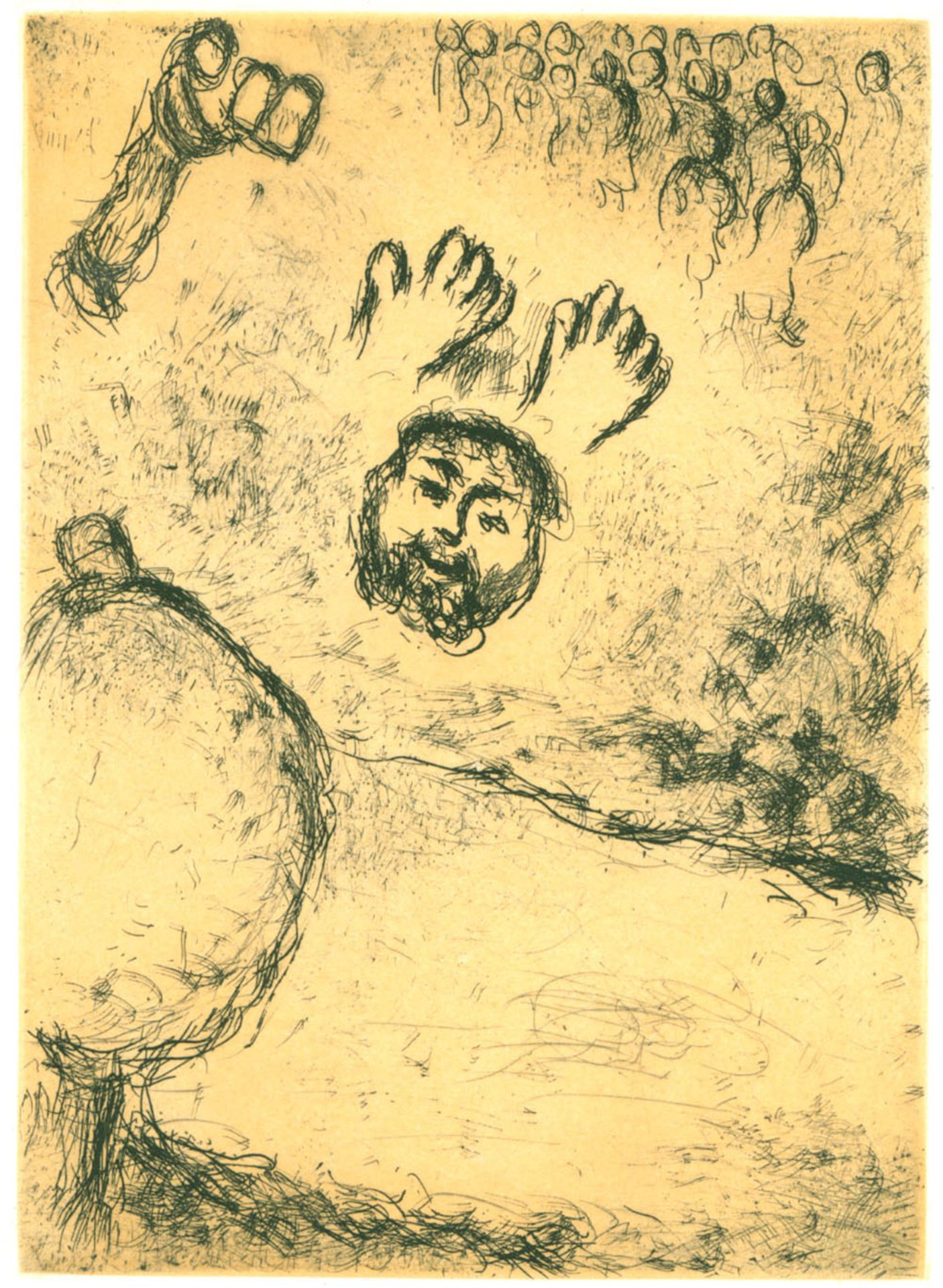 Marc Chagall (1887–1985) Blatt aus: "Psaumes de David" (1979)