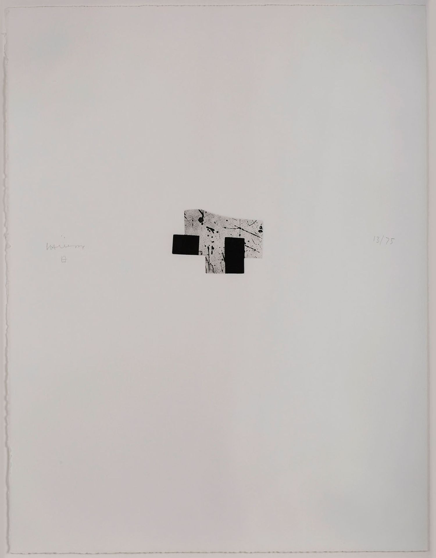 Serie von 8 RadierungenEduardo Chillida 1924 San Sebastián - 2002 San Sebastián "Aus: Joan Brossa, A - Image 3 of 9