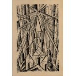 Holzschnitt Lyonel Feininger1871 New York City - 1956 New York City "Kathedrale" 1919 Eines von