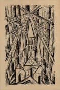 Holzschnitt Lyonel Feininger1871 New York City - 1956 New York City "Kathedrale" 1919 Eines von