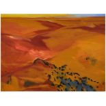 Gemälde Bernd Zimmergeb. 1948 Planegg "Sahara Kante" 1993 verso bezeichnet Acryl/Leinwand, 205 x 280