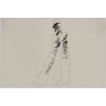 Lithographie David Hockneygeb. 1937 Bradford "Walking Man" 1964 u. re. im Stein monogr. DH 32 x 48,5