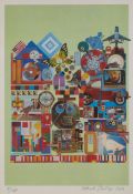 Farboffset Eduardo Paolozzi1924 Leith - 2005 London "Colour Theory Experiment" 1979 u. re. sign.