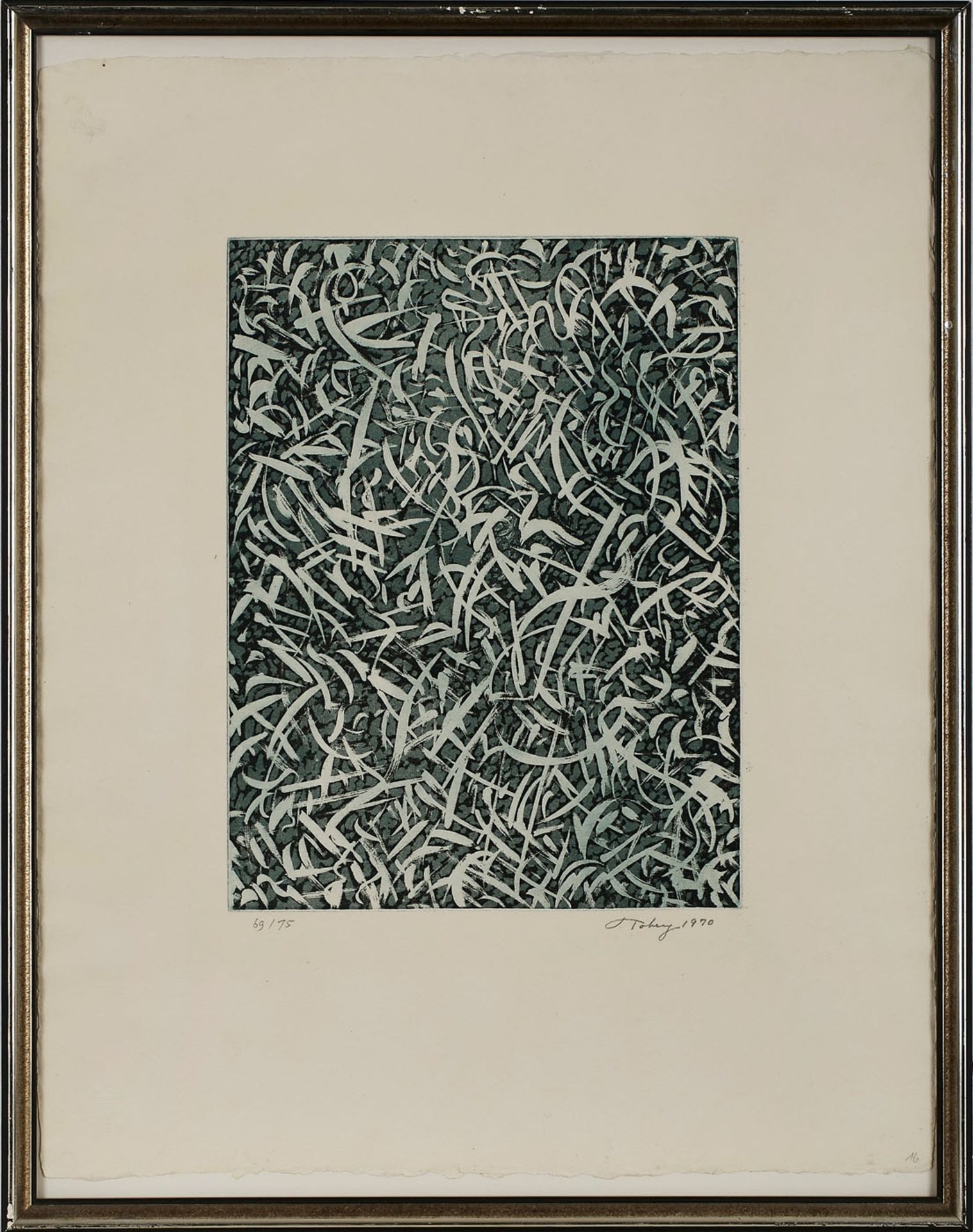 3 Aquatinten Mark Tobey1890 Centerville - 1976 Basel "o.T." je u. re. sign. u. dat. Tobey 1970 - Bild 2 aus 4