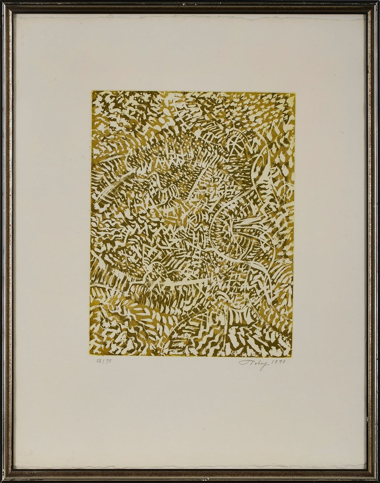 3 Aquatinten Mark Tobey1890 Centerville - 1976 Basel "o.T." je u. re. sign. u. dat. Tobey 1970 - Bild 4 aus 4