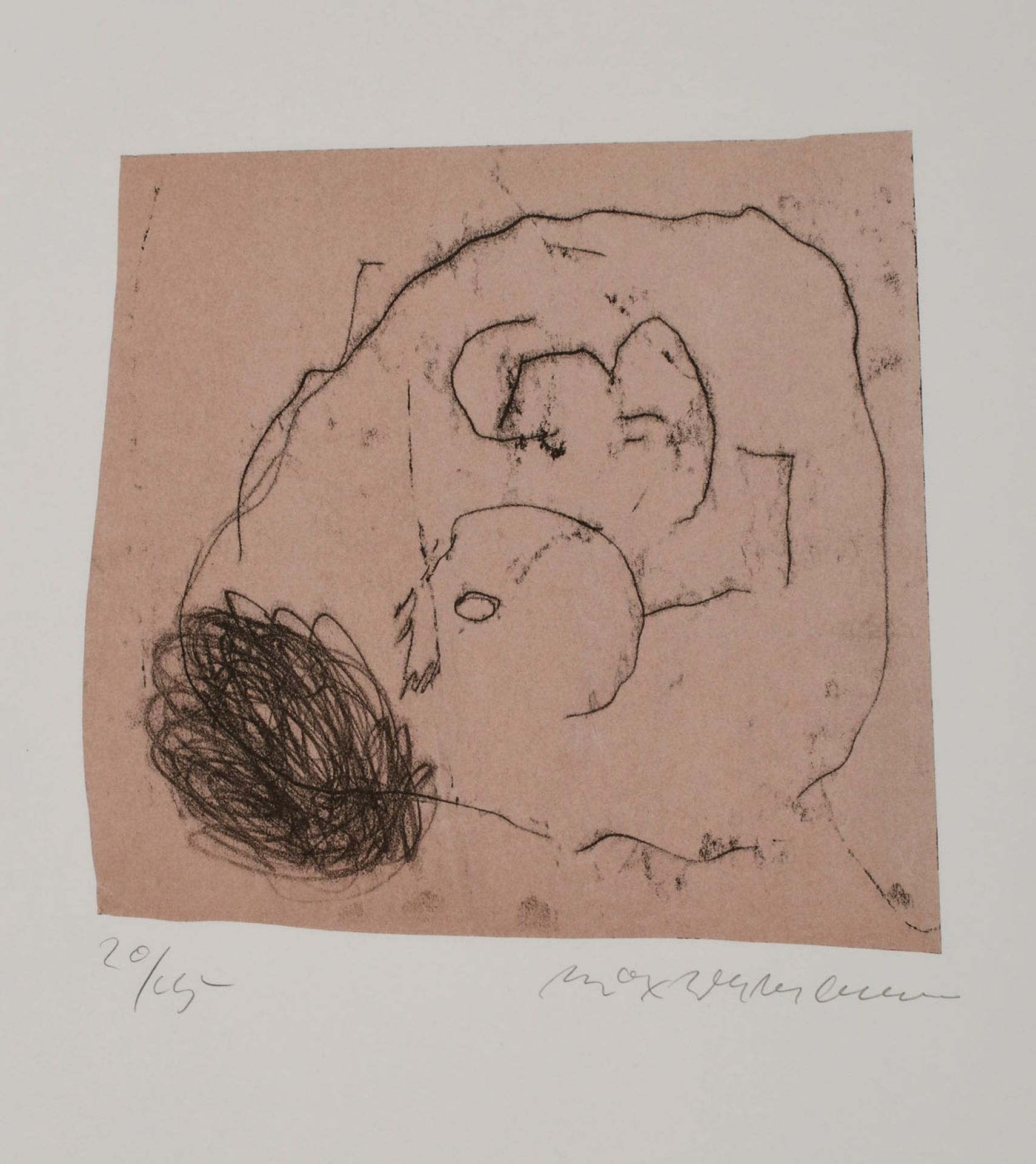 11 Lithographien Max Naumann geb. 1949 Saarbrücken "o.T." jew. u. re. sign. Max Naumann, Exemplare - Bild 8 aus 12
