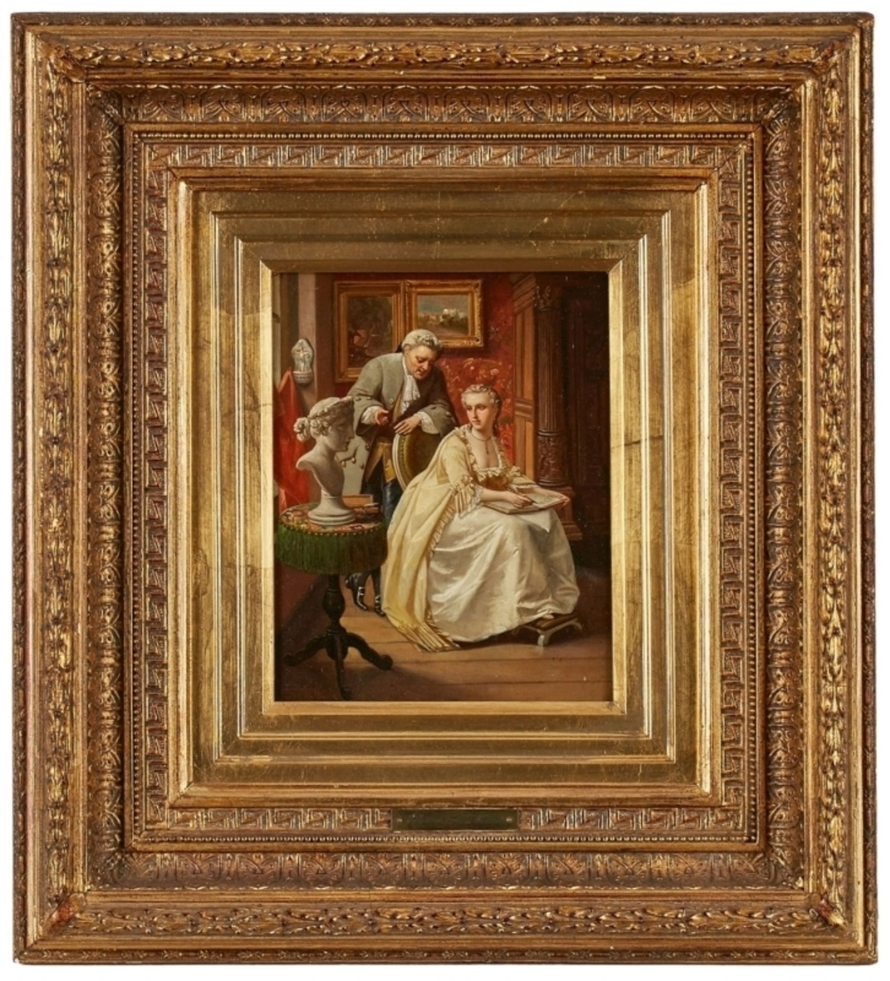 Gemälde Florent Willems 1823 Lüttich -