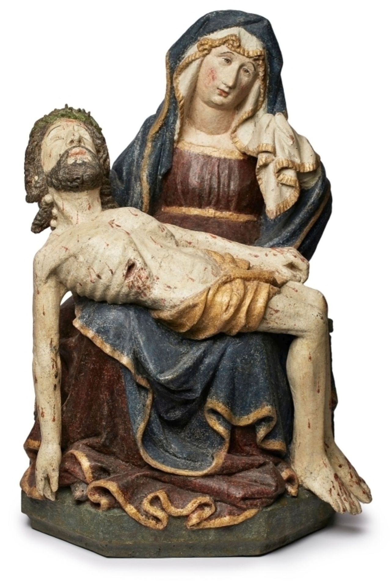 Gr. Pietà, mittelrheinisch um 1430.