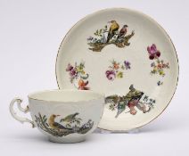 Tasse mit UT "Vögel", Meissen um