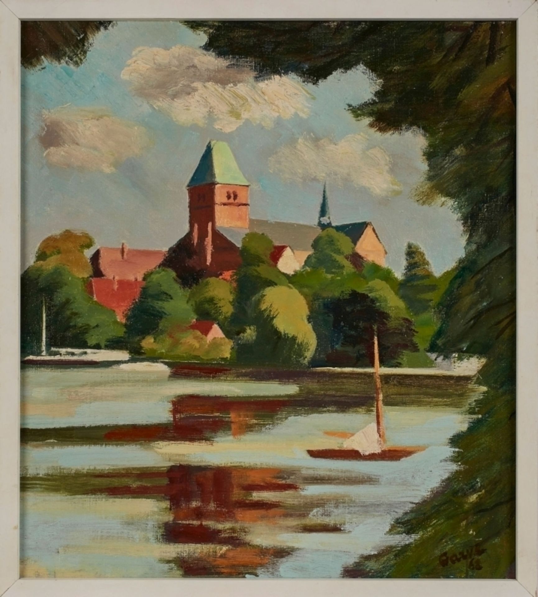 Gemälde Theo Garve 1902 Offenbach -