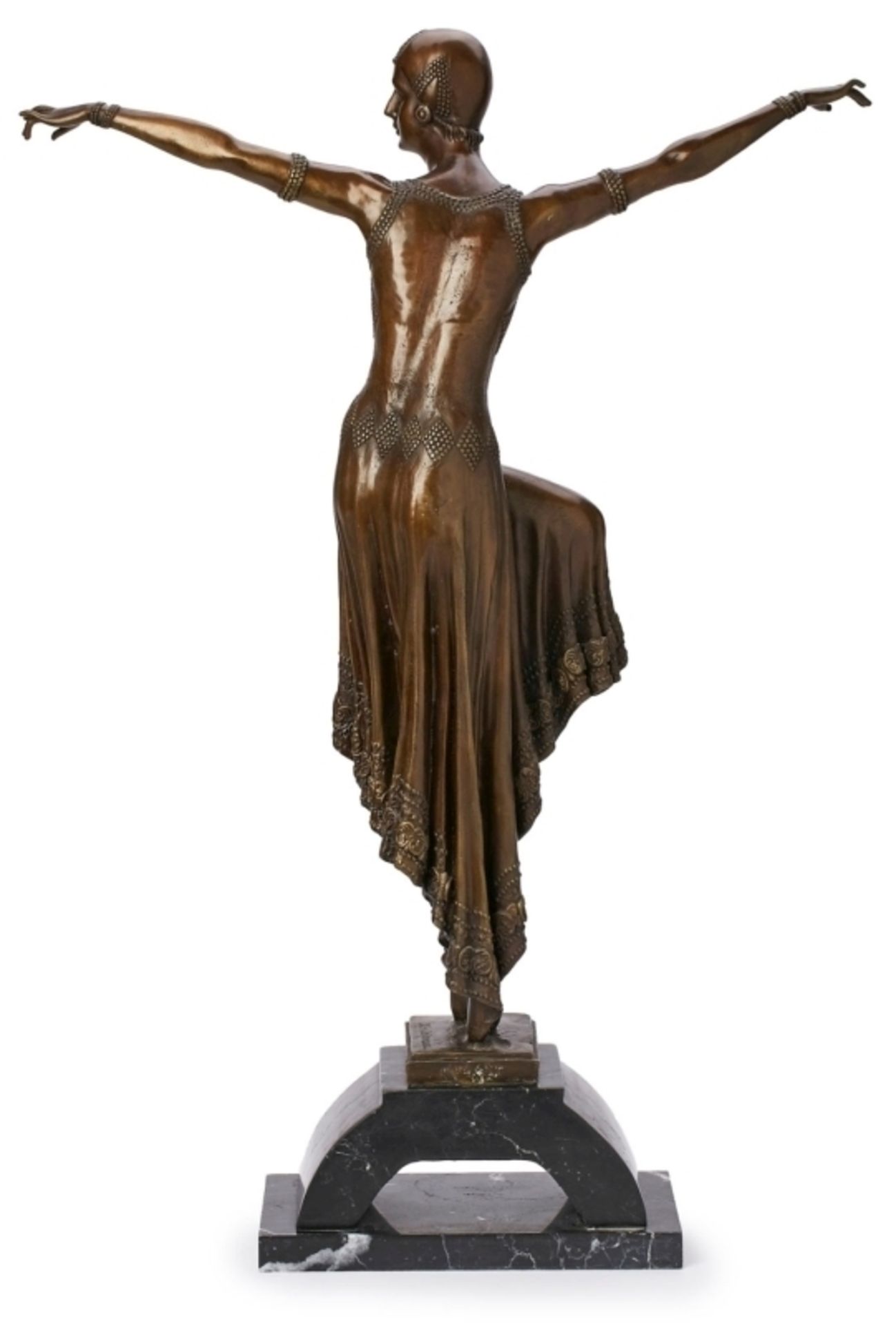 Gr. Bronze nach Demétre Chiparus - Image 3 of 3