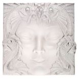 Wandrelief "Masque de femme", Lalique