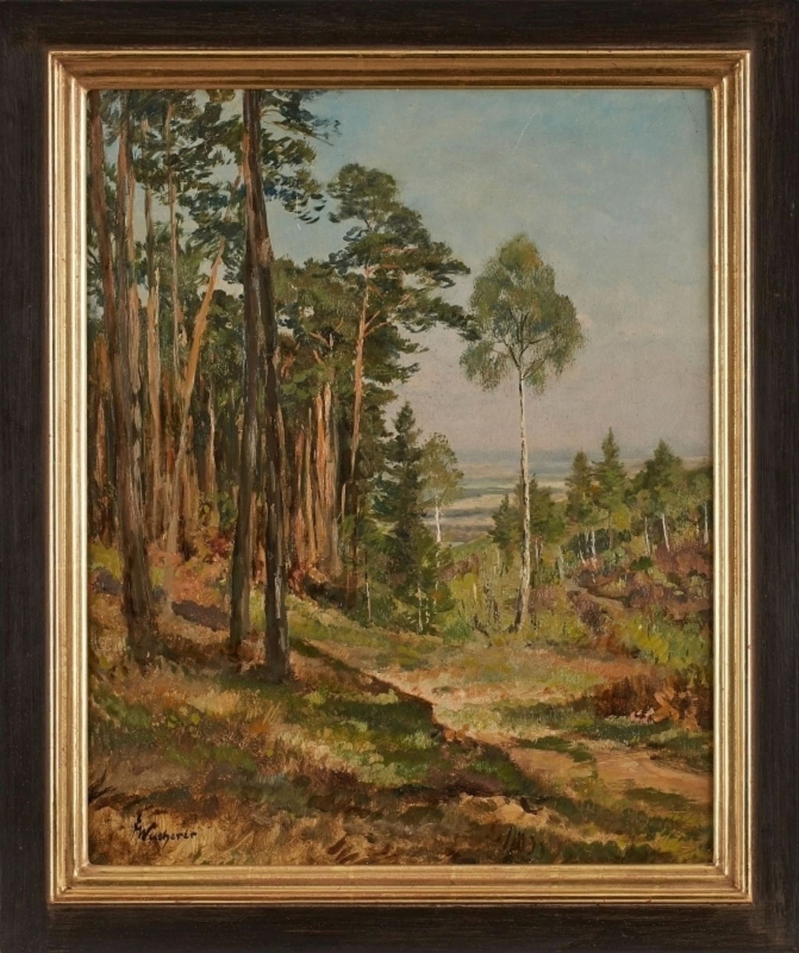 Gemälde Fritz Wucherer 1873 Basel -