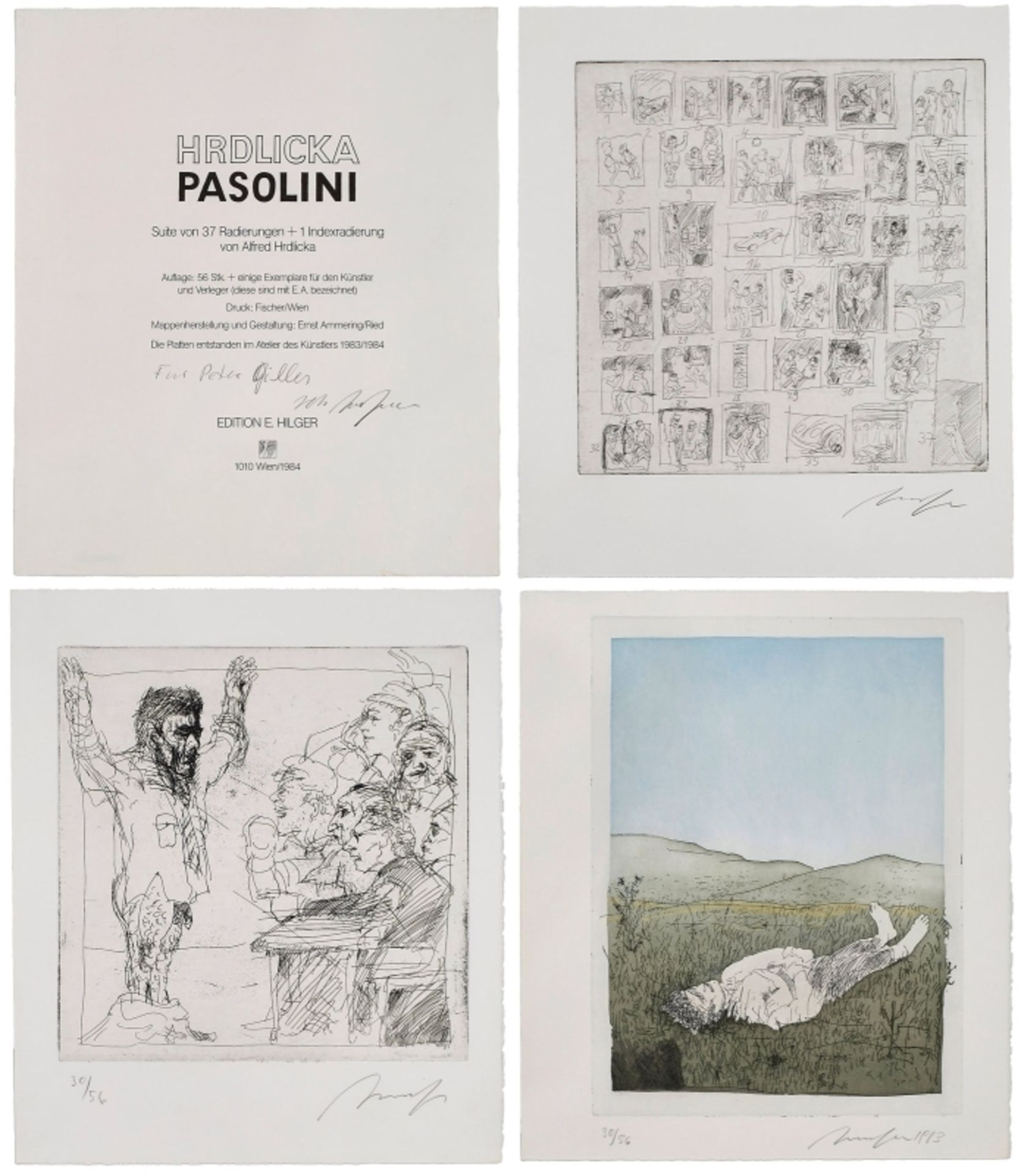 Mappe Alfred Hrdlicka "Pasolini"