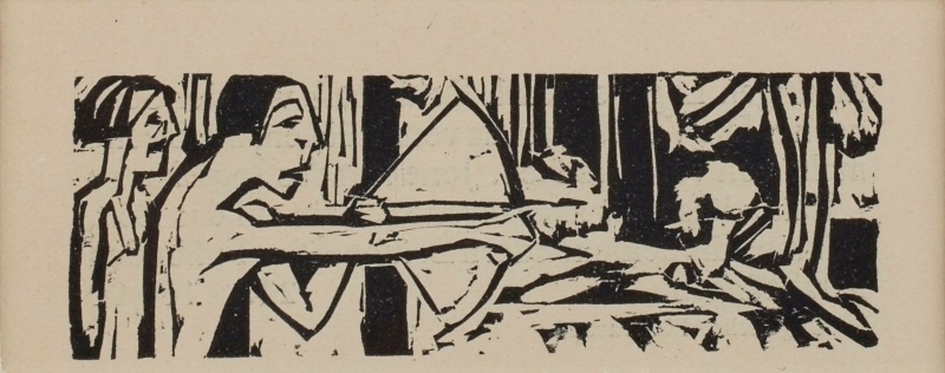 Holzschnitt Ernst Ludwig Kirchner 1880