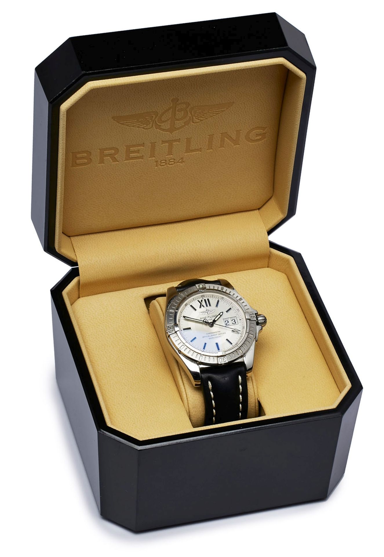 Herrenarmbanduhr/Chronometer Breitling - Bild 2 aus 2