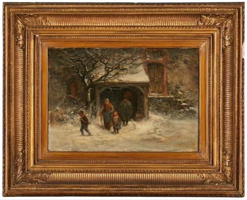 Gemälde Anton Burger 1824 Frankfurt -