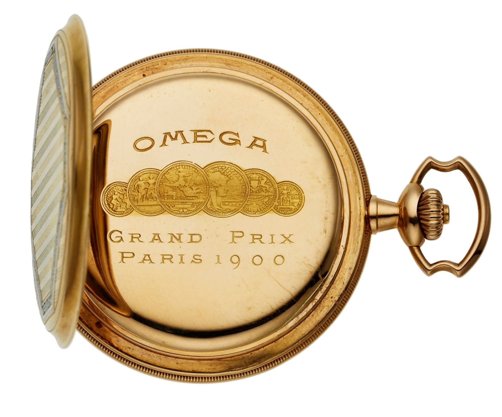 Taschenuhr/Savonnette Omega, Schweiz - Bild 3 aus 4