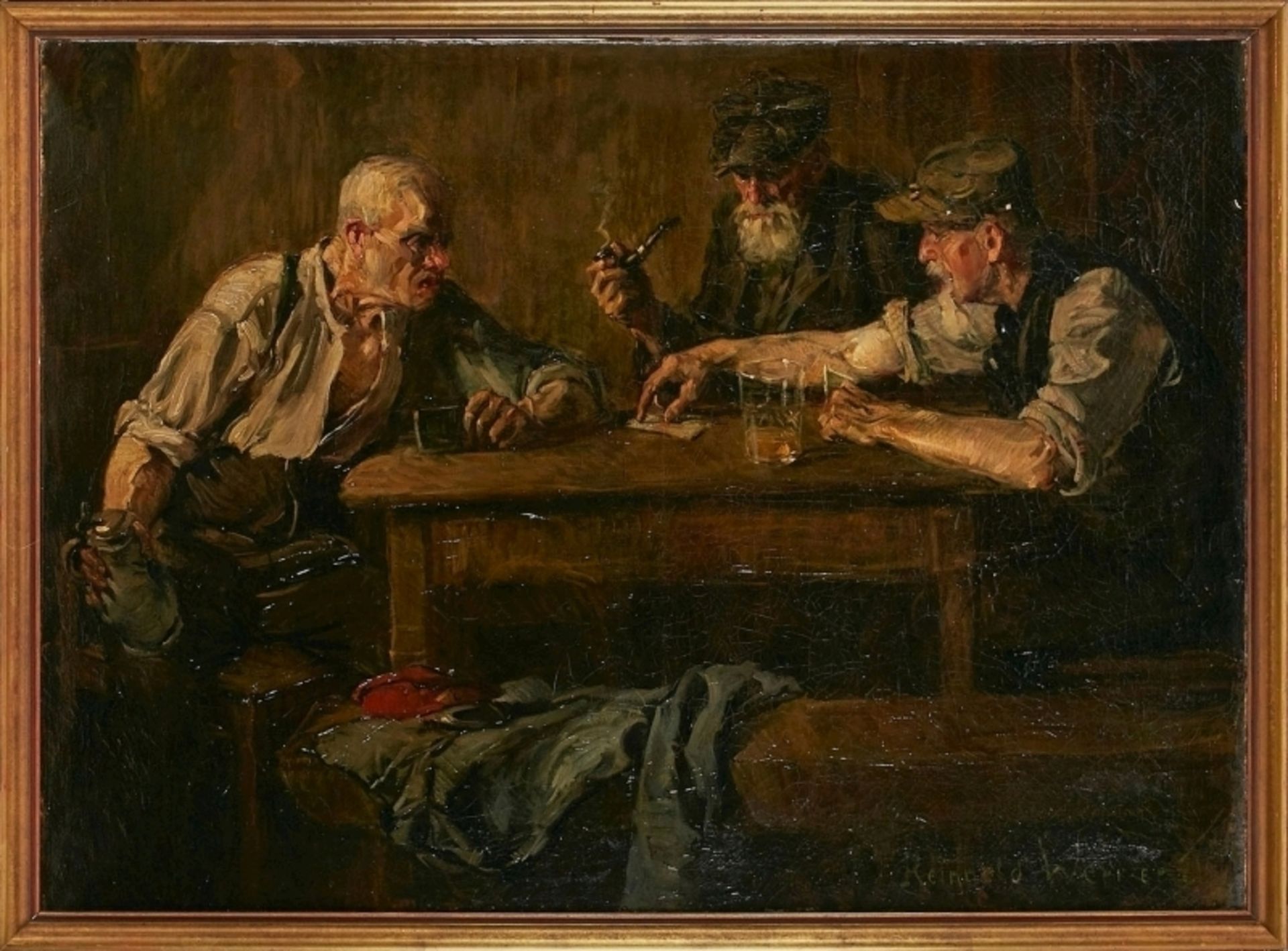 Gemälde Reinhold Werner 1864 Frankfurt