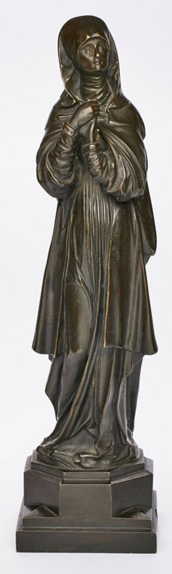 Bronzeskulptur "Nürnberger Madonna" um