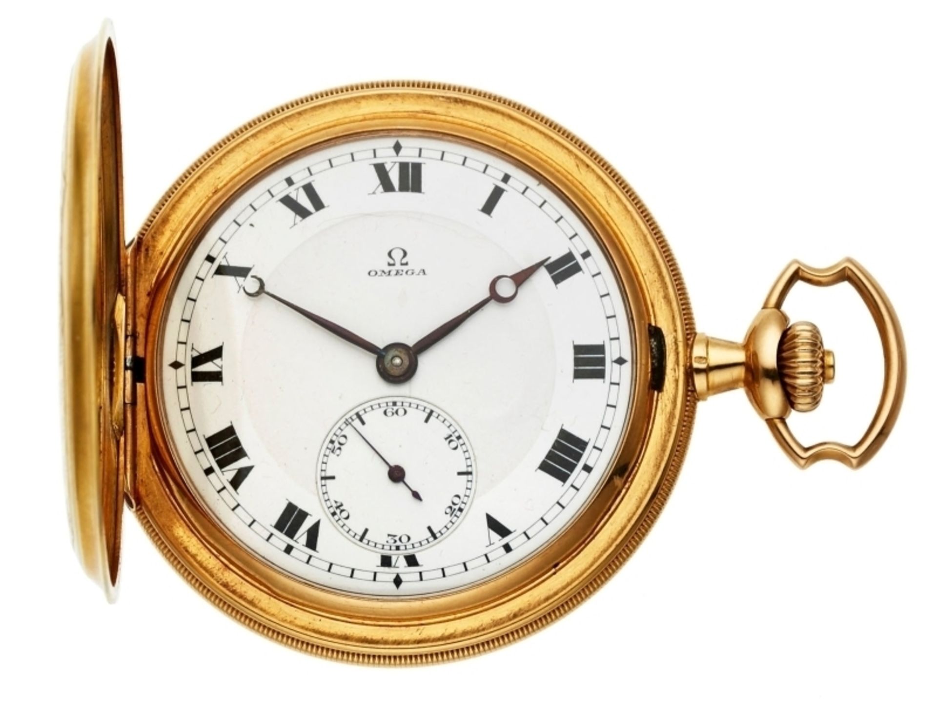 Taschenuhr/Savonnette Omega, Schweiz