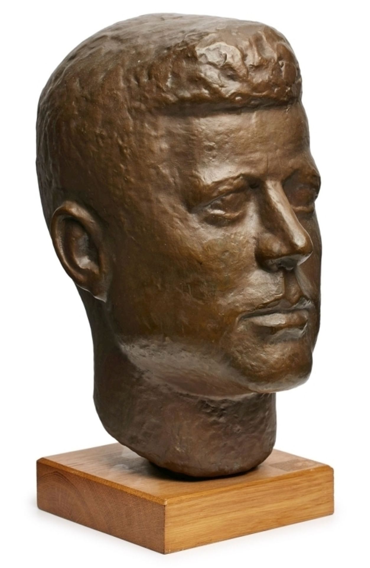 Bronze J.F. Kennedy, 2. Hälfte 20. - Image 2 of 2