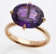 Amethyst-Ring, Juw. STOESS, Wiesbaden.