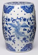 Gartenhocker, China 20. Jh. Keramik,