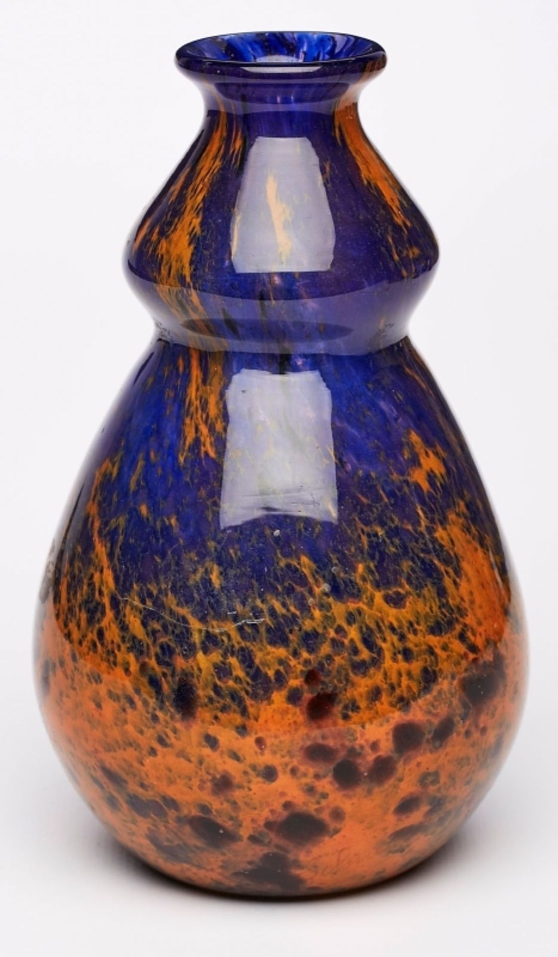 Kl. Vase in Kürbisform, Schneider um