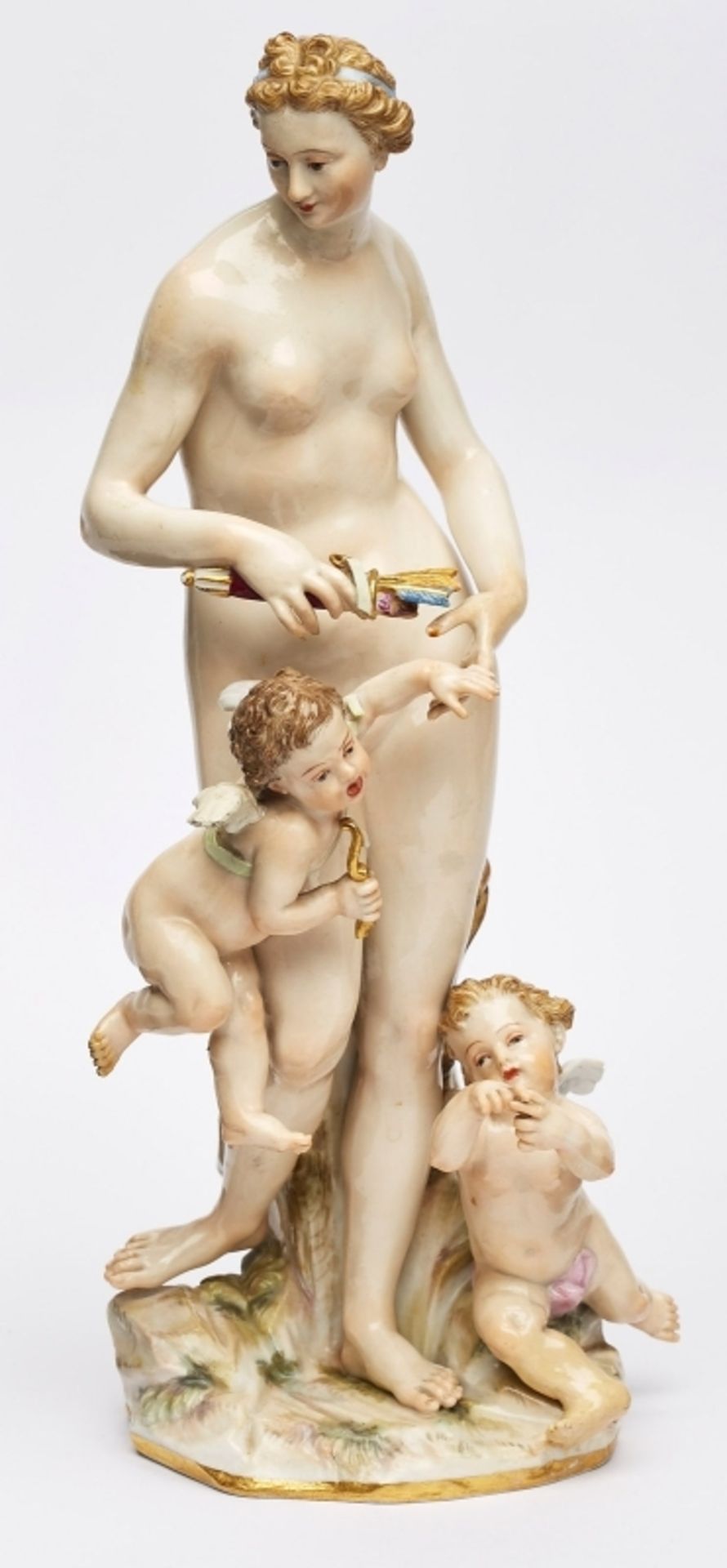 Venus mit 2 Amoretten, Meissen um