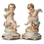 Paar kl. Amoretten, Meissen um 1870.