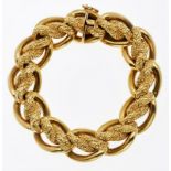 Gliederarmband, Gelbgold