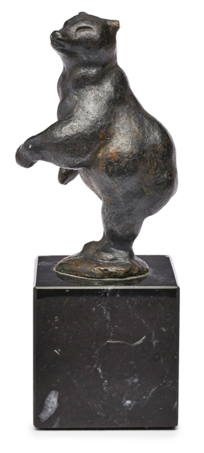 Kl. Bronze August Gaul: Petschaft/ Stehender Bär, wohl um 1921.