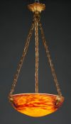 Art-Déco-Deckenlampe, Muller Freres