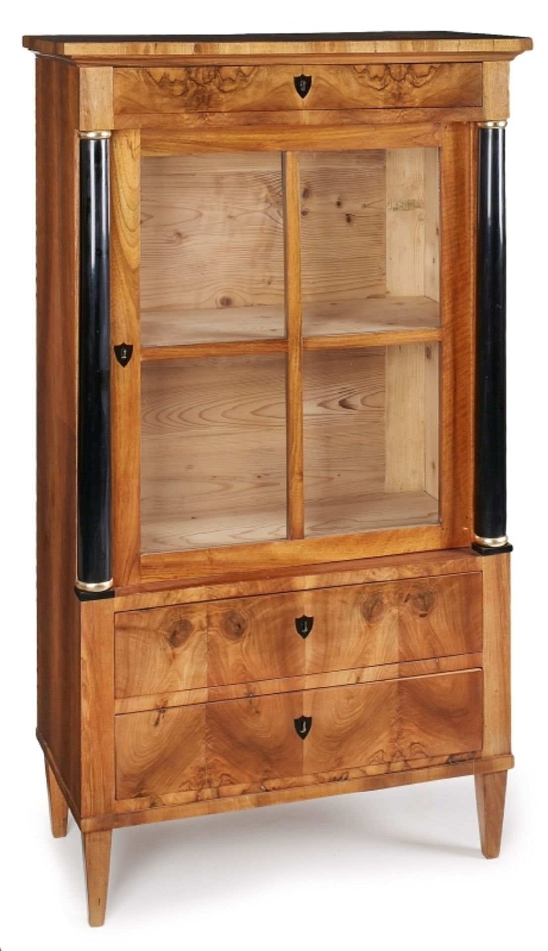 Biedermeier-Vitrine, süddt. 1. Hälfte 19. Jh.