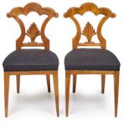 Paar Biedermeier-Stühle, Österreich um