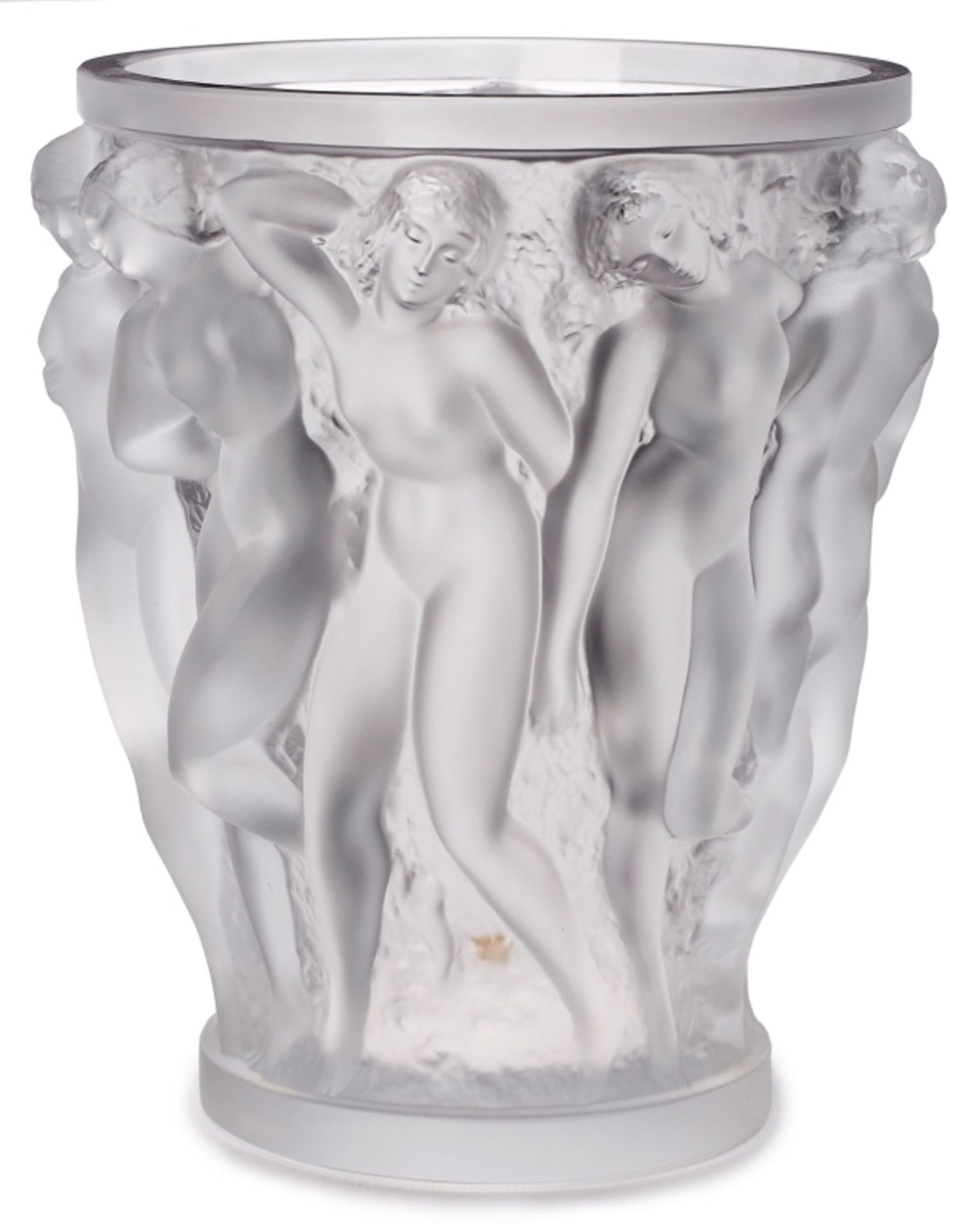 Gr. Vase "Bacchantes Grand", Lalique Ende 20. Jh. - Bild 2 aus 3
