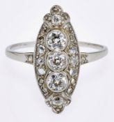 Diamant-Ring, Art-Déco, um 1920