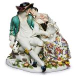 Schäferpaar, Meissen wohl um 1740.