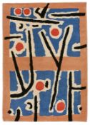 Wandteppich nach Paul Klee um 1960.
