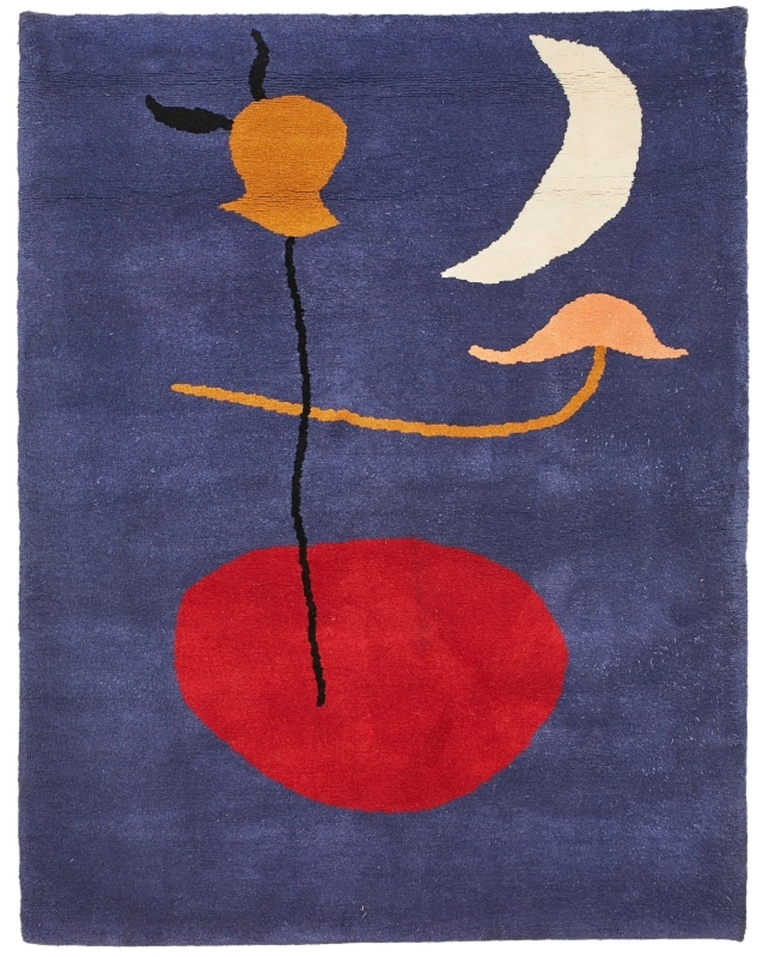 Wandteppich, nach Joan Miró um 1960.
