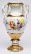 Schlangenhenkelvase, Meissen um 1900.