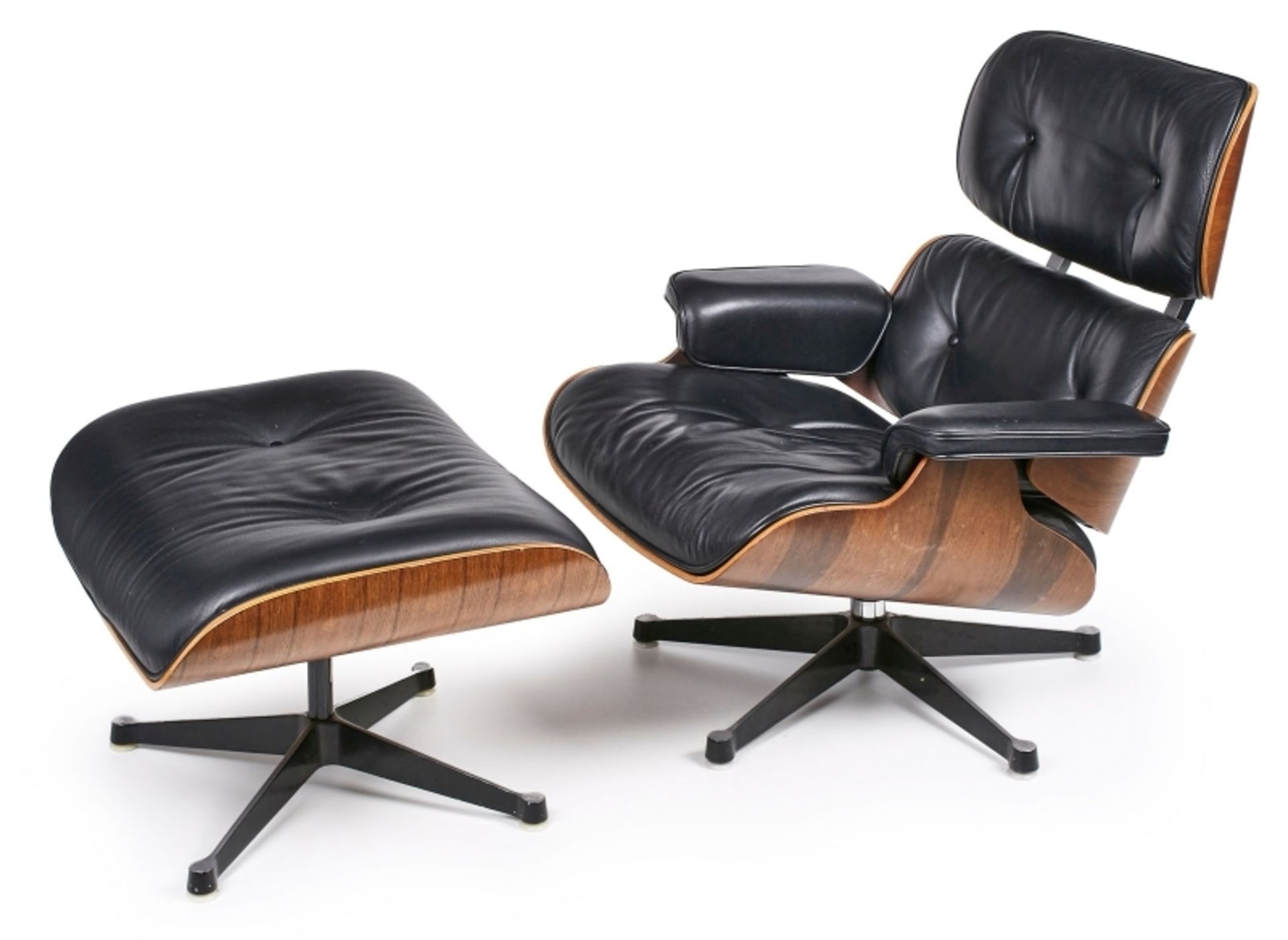 Lounge Chair und Ottoman,