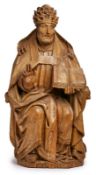 Apostel Petrus als Papst, spät-gotisch, Niederrhein um 1470.