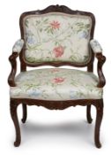 Louis-XV-Fauteuil, Frankreich 18. Jh.