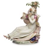 Orientalin mit Flöte, Meissen 1985.